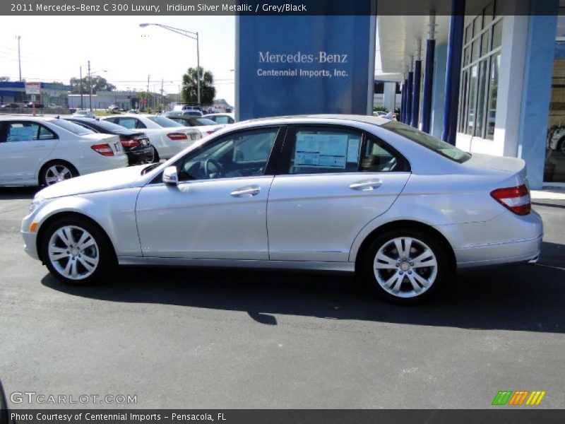 Iridium Silver Metallic / Grey/Black 2011 Mercedes-Benz C 300 Luxury