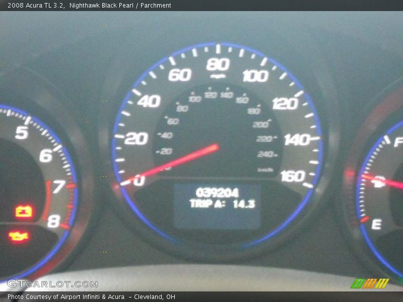 Nighthawk Black Pearl / Parchment 2008 Acura TL 3.2