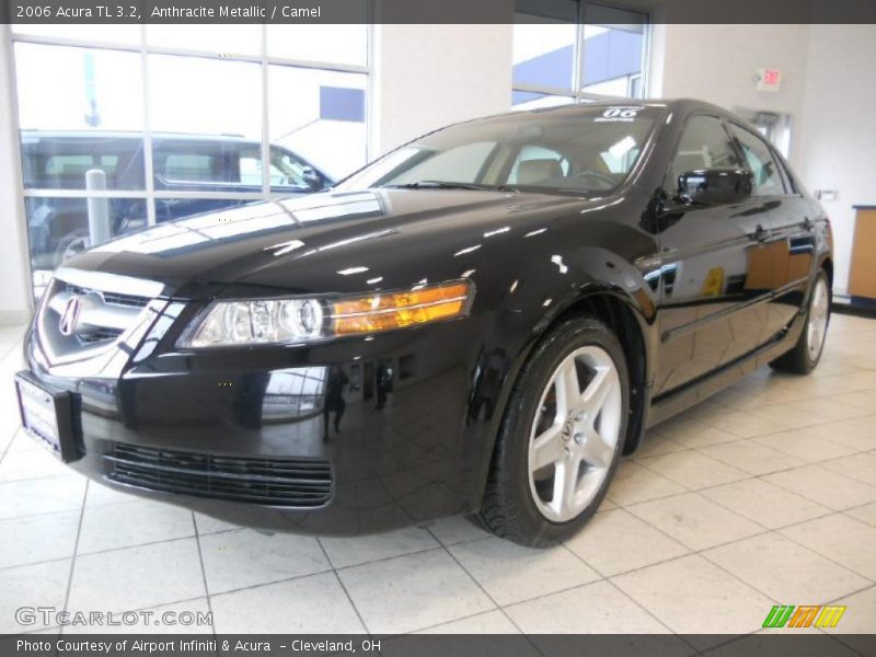 Anthracite Metallic / Camel 2006 Acura TL 3.2