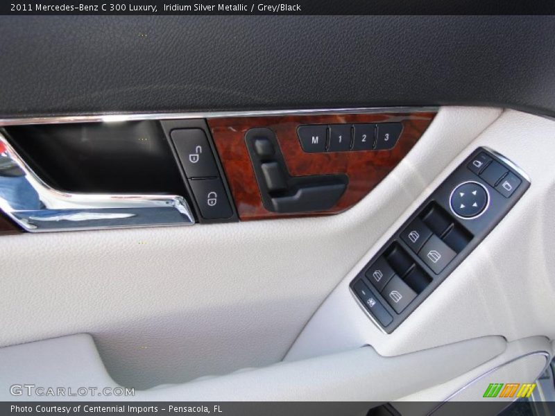Iridium Silver Metallic / Grey/Black 2011 Mercedes-Benz C 300 Luxury