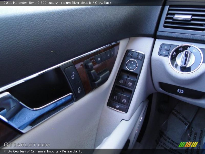 Iridium Silver Metallic / Grey/Black 2011 Mercedes-Benz C 300 Luxury