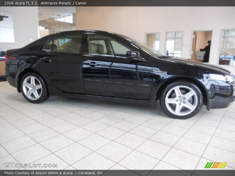 Anthracite Metallic / Camel 2006 Acura TL 3.2
