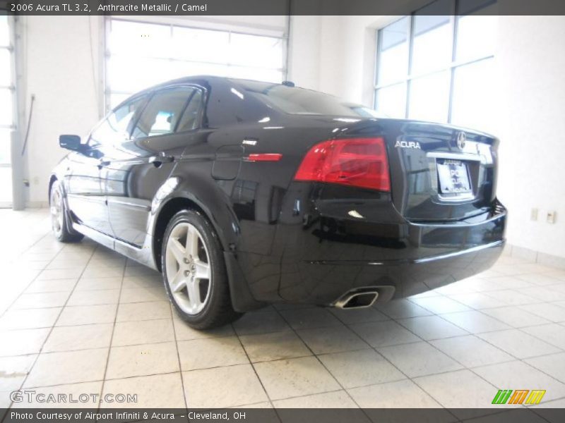 Anthracite Metallic / Camel 2006 Acura TL 3.2