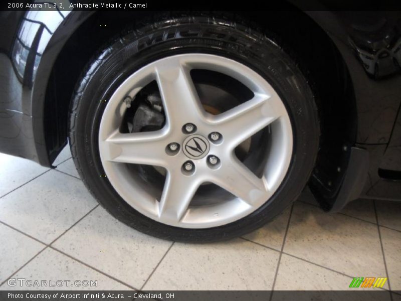 Anthracite Metallic / Camel 2006 Acura TL 3.2