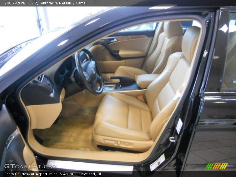 Anthracite Metallic / Camel 2006 Acura TL 3.2