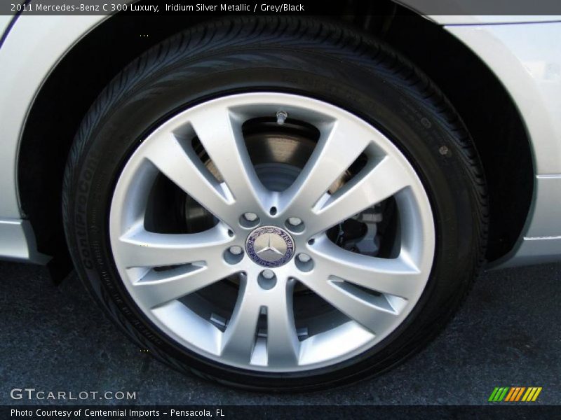 Iridium Silver Metallic / Grey/Black 2011 Mercedes-Benz C 300 Luxury