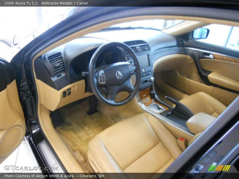 Anthracite Metallic / Camel 2006 Acura TL 3.2