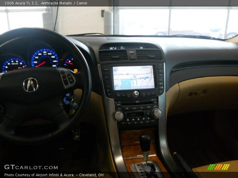 Anthracite Metallic / Camel 2006 Acura TL 3.2