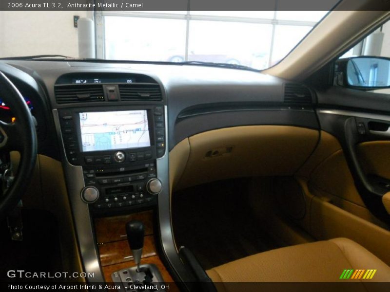 Anthracite Metallic / Camel 2006 Acura TL 3.2