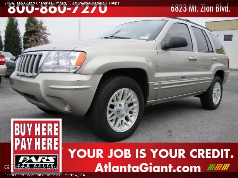 Light Pewter Metallic / Taupe 2004 Jeep Grand Cherokee Limited