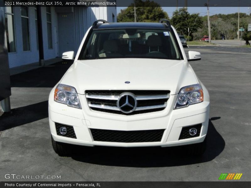 Arctic White / Almond/Black 2011 Mercedes-Benz GLK 350