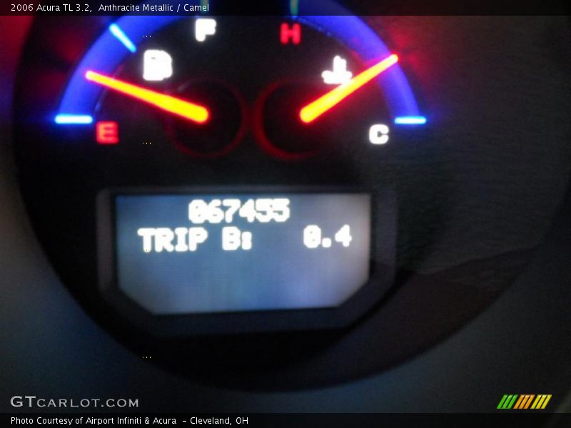 Anthracite Metallic / Camel 2006 Acura TL 3.2