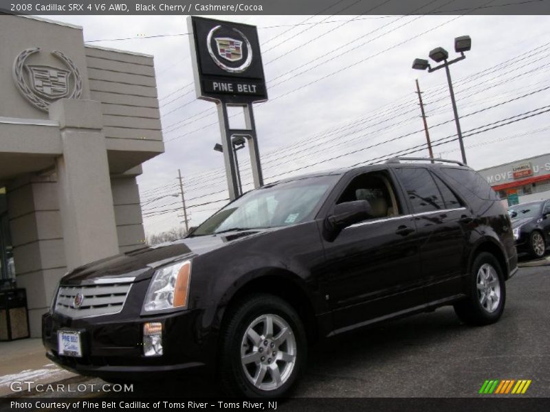 Black Cherry / Cashmere/Cocoa 2008 Cadillac SRX 4 V6 AWD