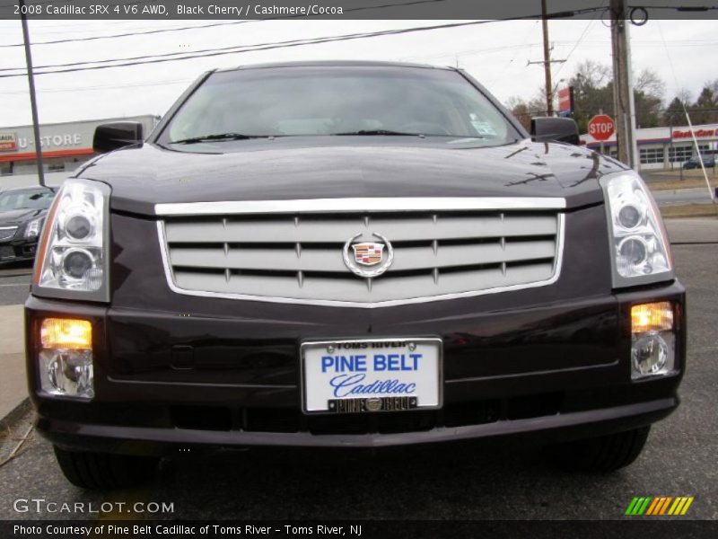 Black Cherry / Cashmere/Cocoa 2008 Cadillac SRX 4 V6 AWD