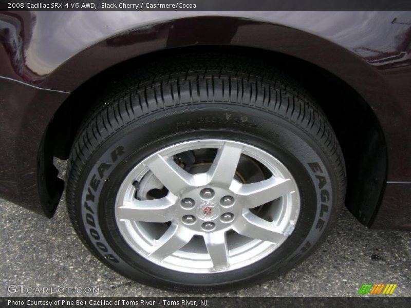 Black Cherry / Cashmere/Cocoa 2008 Cadillac SRX 4 V6 AWD