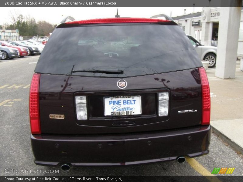 Black Cherry / Cashmere/Cocoa 2008 Cadillac SRX 4 V6 AWD