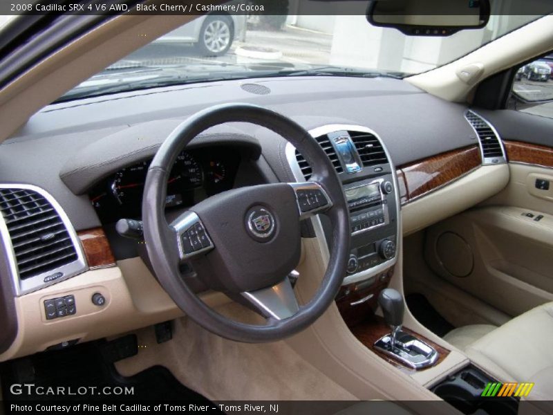 Black Cherry / Cashmere/Cocoa 2008 Cadillac SRX 4 V6 AWD