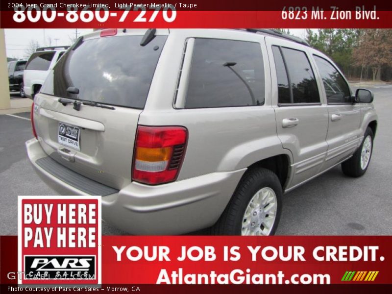 Light Pewter Metallic / Taupe 2004 Jeep Grand Cherokee Limited