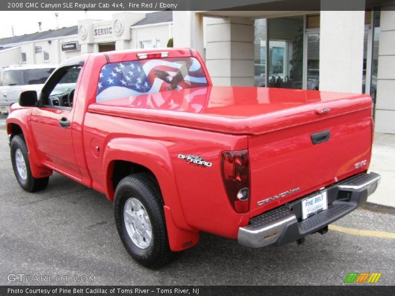 Fire Red / Ebony 2008 GMC Canyon SLE Regular Cab 4x4