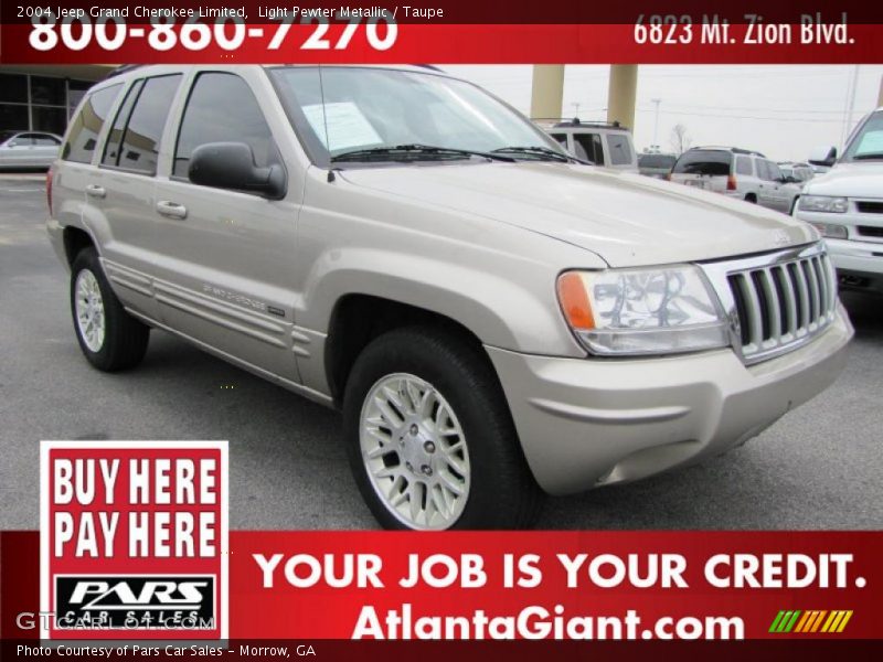Light Pewter Metallic / Taupe 2004 Jeep Grand Cherokee Limited