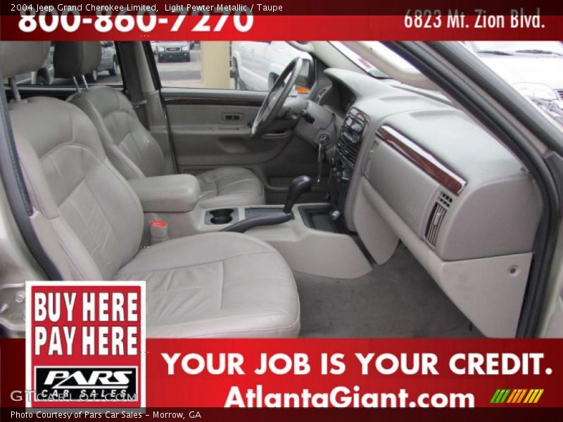 Light Pewter Metallic / Taupe 2004 Jeep Grand Cherokee Limited