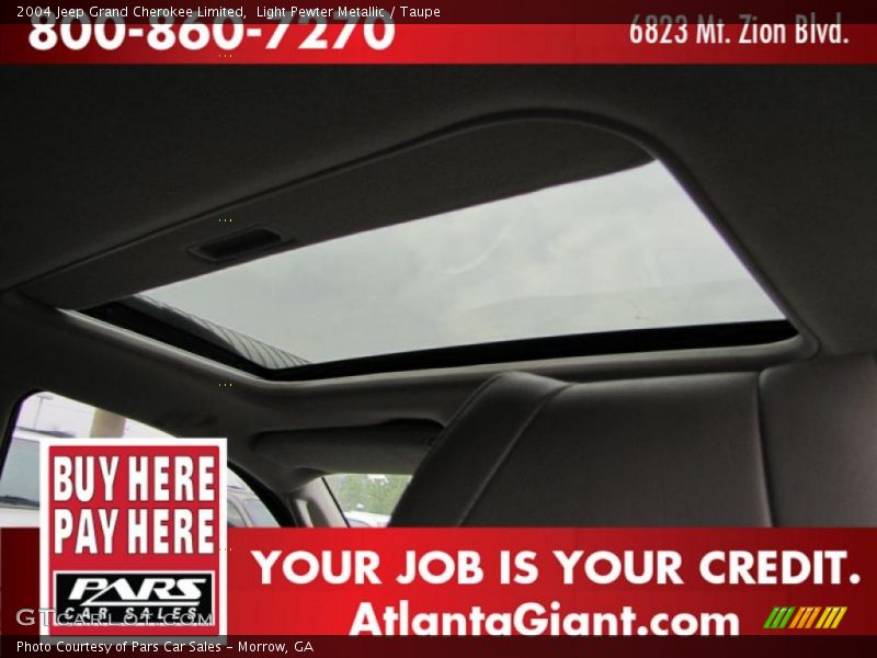 Light Pewter Metallic / Taupe 2004 Jeep Grand Cherokee Limited
