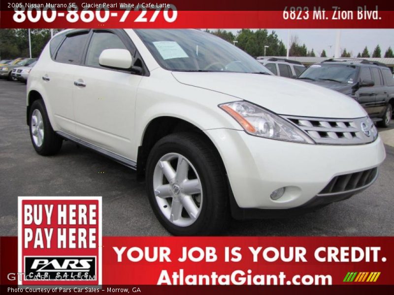 Glacier Pearl White / Cafe Latte 2005 Nissan Murano SE