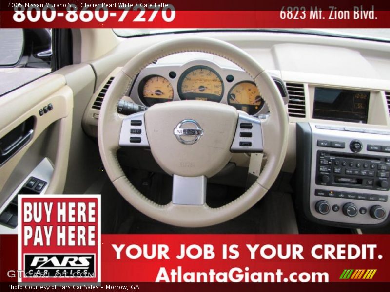 Glacier Pearl White / Cafe Latte 2005 Nissan Murano SE