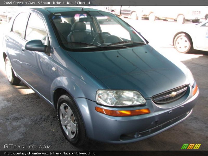 Icelandic Blue / Charcoal 2006 Chevrolet Aveo LS Sedan