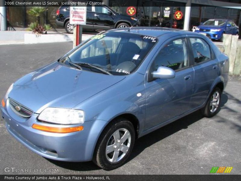 Icelandic Blue / Charcoal 2006 Chevrolet Aveo LS Sedan