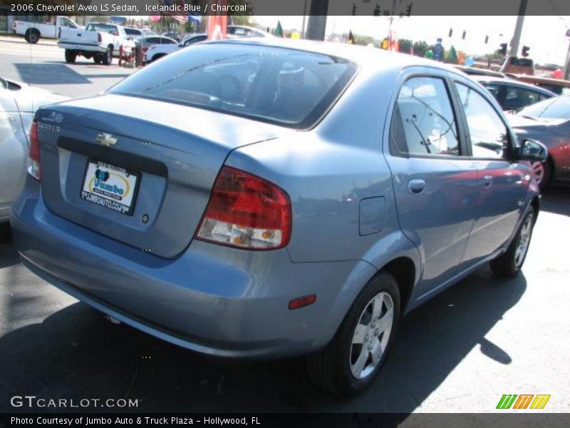Icelandic Blue / Charcoal 2006 Chevrolet Aveo LS Sedan