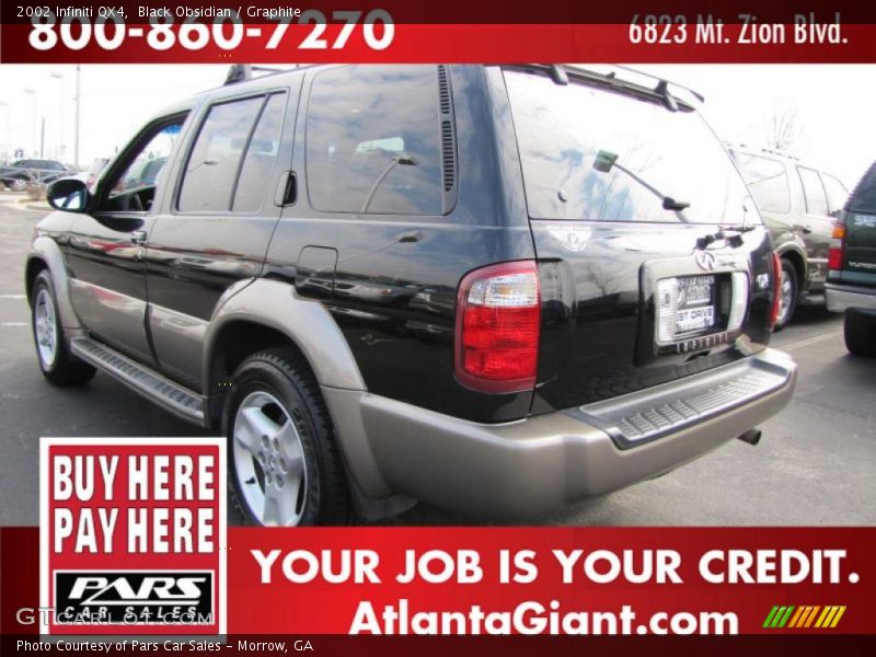 Black Obsidian / Graphite 2002 Infiniti QX4