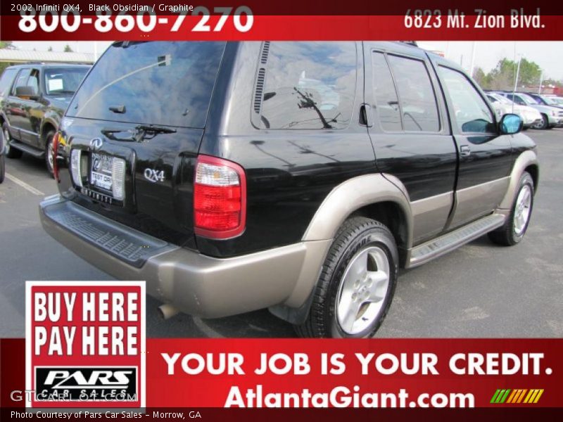 Black Obsidian / Graphite 2002 Infiniti QX4