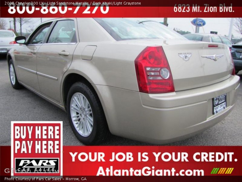 Light Sandstone Metallic / Dark Khaki/Light Graystone 2008 Chrysler 300 LX