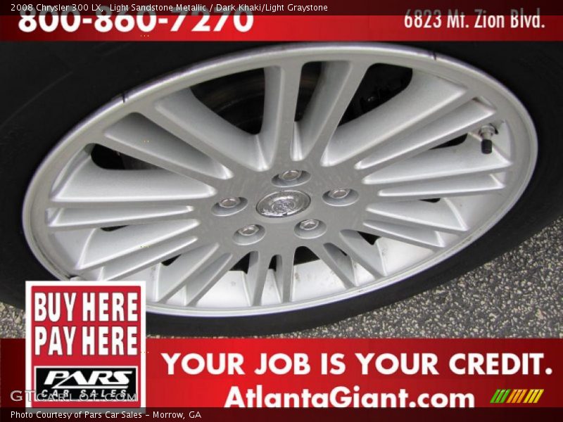 Light Sandstone Metallic / Dark Khaki/Light Graystone 2008 Chrysler 300 LX