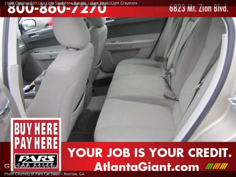 Light Sandstone Metallic / Dark Khaki/Light Graystone 2008 Chrysler 300 LX