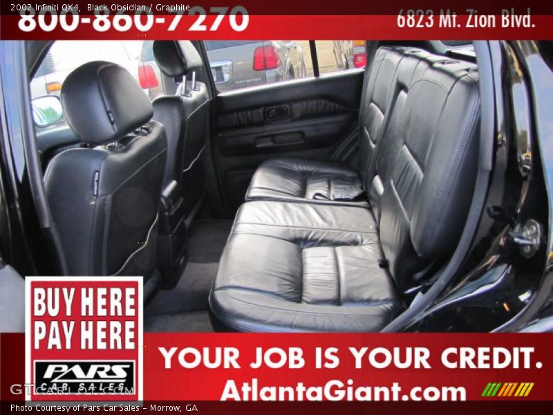 Black Obsidian / Graphite 2002 Infiniti QX4