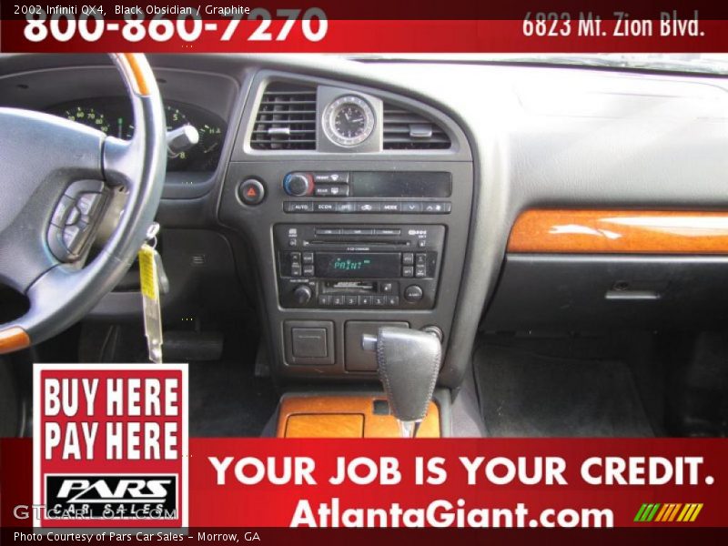 Black Obsidian / Graphite 2002 Infiniti QX4