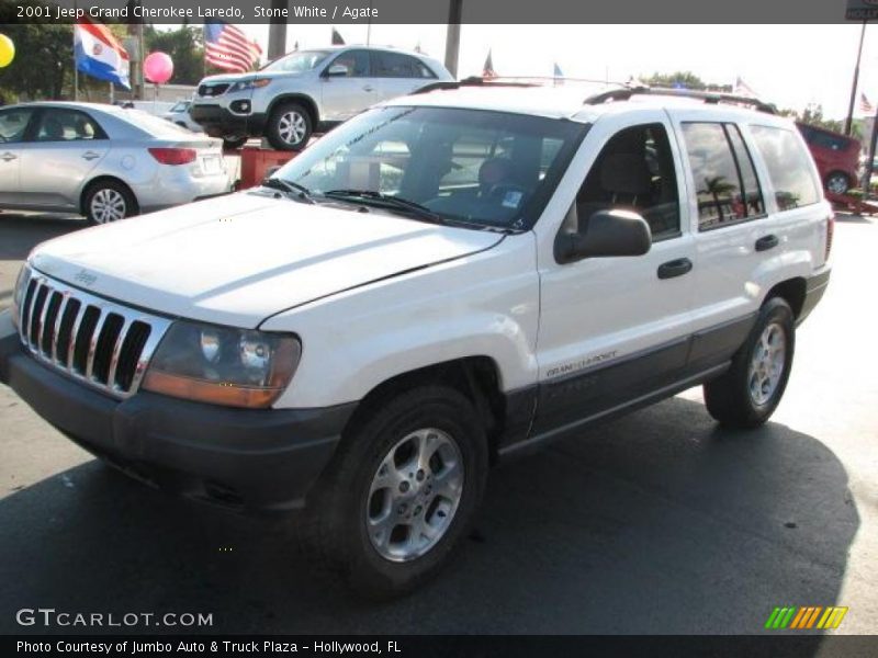 Stone White / Agate 2001 Jeep Grand Cherokee Laredo
