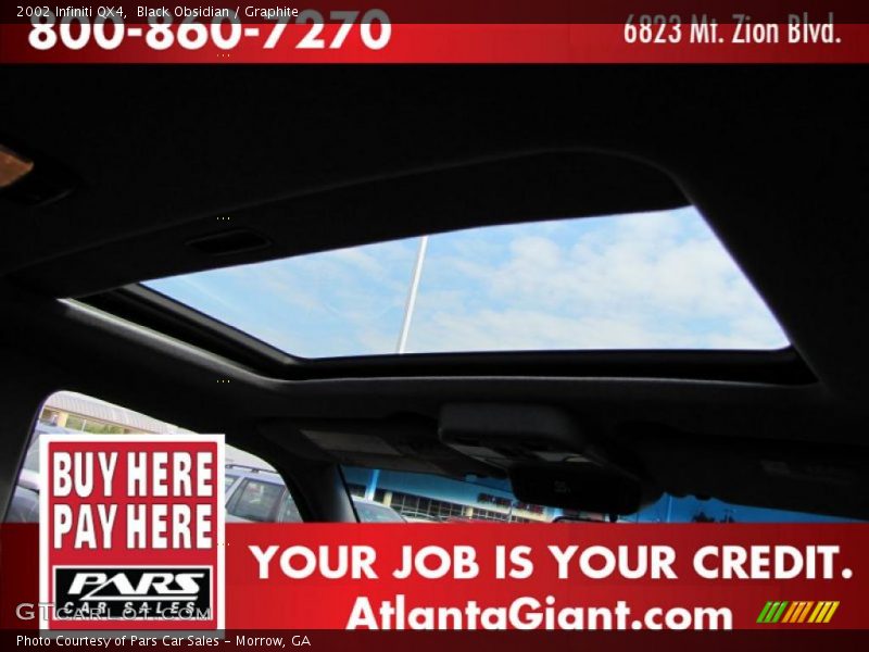 Black Obsidian / Graphite 2002 Infiniti QX4