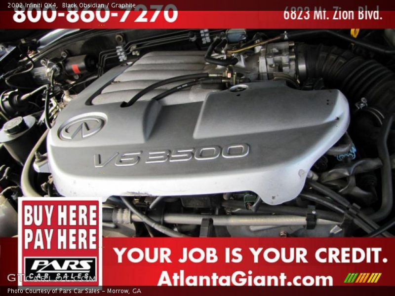 Black Obsidian / Graphite 2002 Infiniti QX4