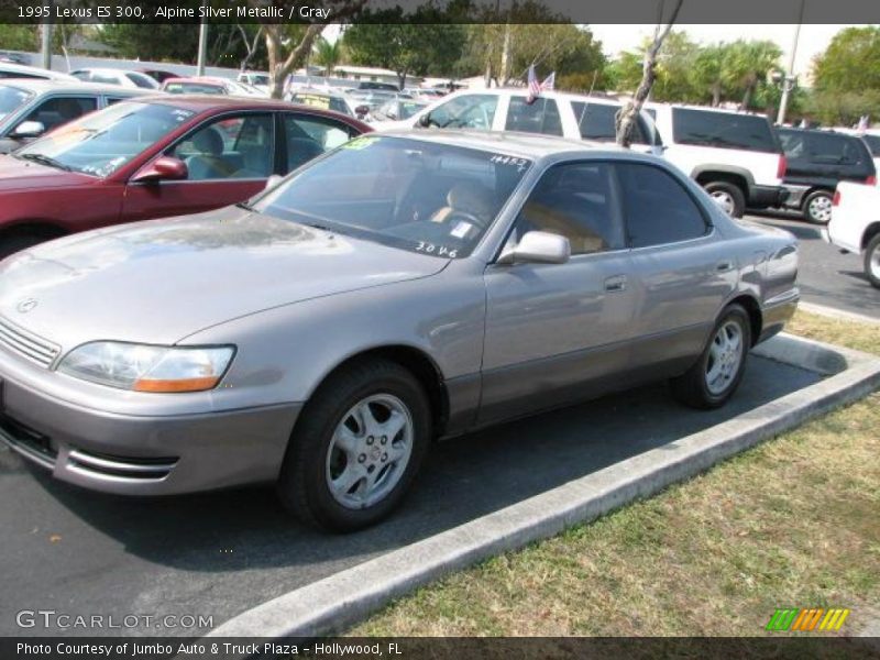 Alpine Silver Metallic / Gray 1995 Lexus ES 300