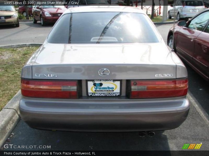 Alpine Silver Metallic / Gray 1995 Lexus ES 300