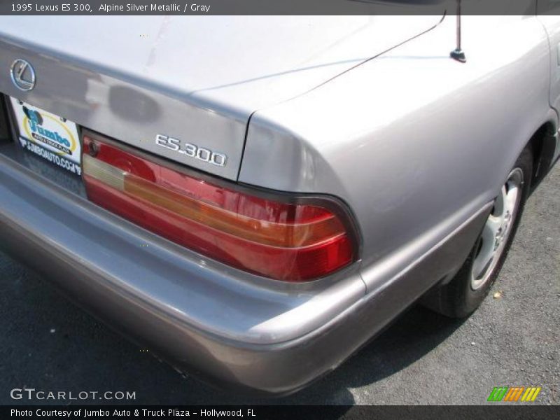 Alpine Silver Metallic / Gray 1995 Lexus ES 300