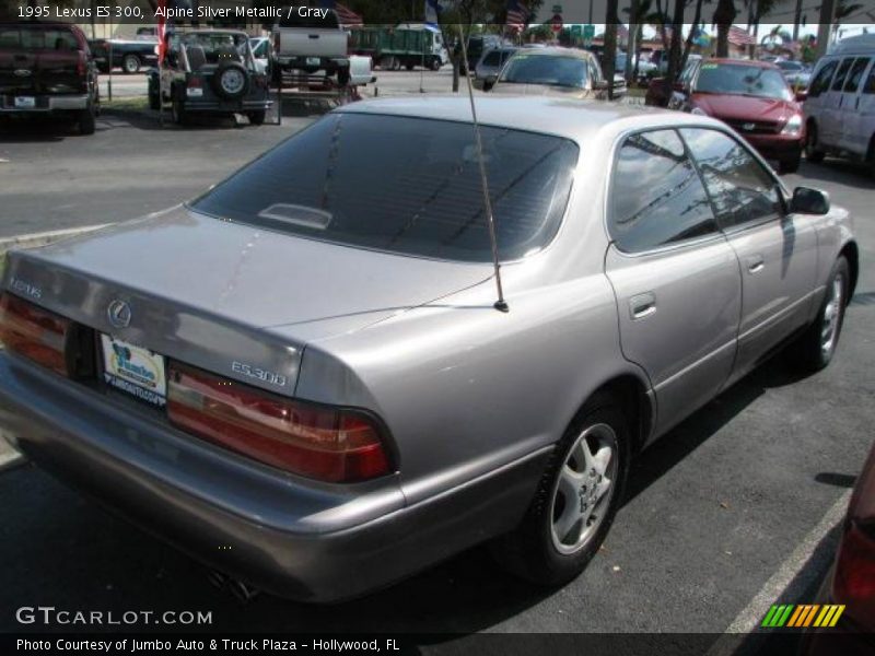 Alpine Silver Metallic / Gray 1995 Lexus ES 300