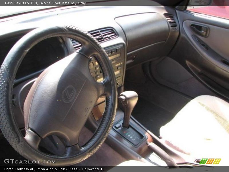 Alpine Silver Metallic / Gray 1995 Lexus ES 300