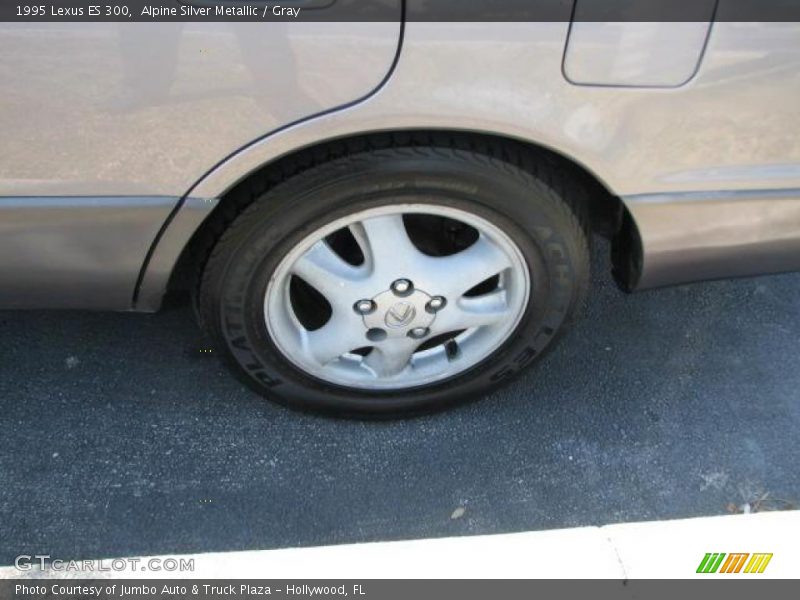 Alpine Silver Metallic / Gray 1995 Lexus ES 300
