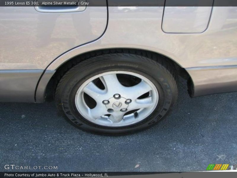 Alpine Silver Metallic / Gray 1995 Lexus ES 300