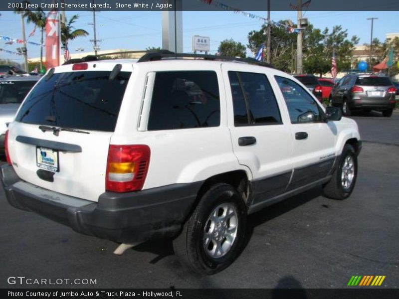 Stone White / Agate 2001 Jeep Grand Cherokee Laredo