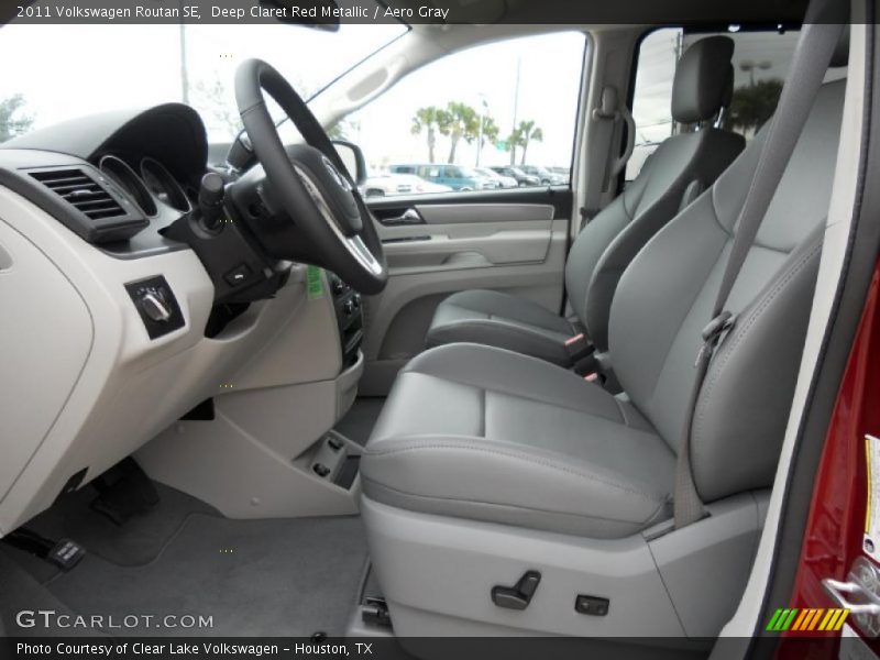 Deep Claret Red Metallic / Aero Gray 2011 Volkswagen Routan SE